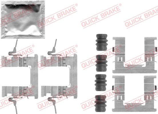QUICK BRAKE Комплектующие, колодки дискового тормоза 109-1853